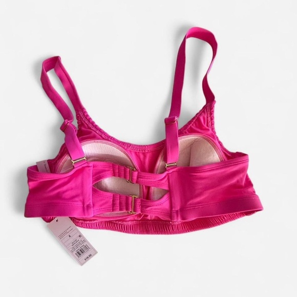 Wild Fable Pink Smocked Bikini Top - Picture 2 of 2